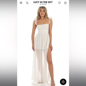 Lucy in the Sky white dress